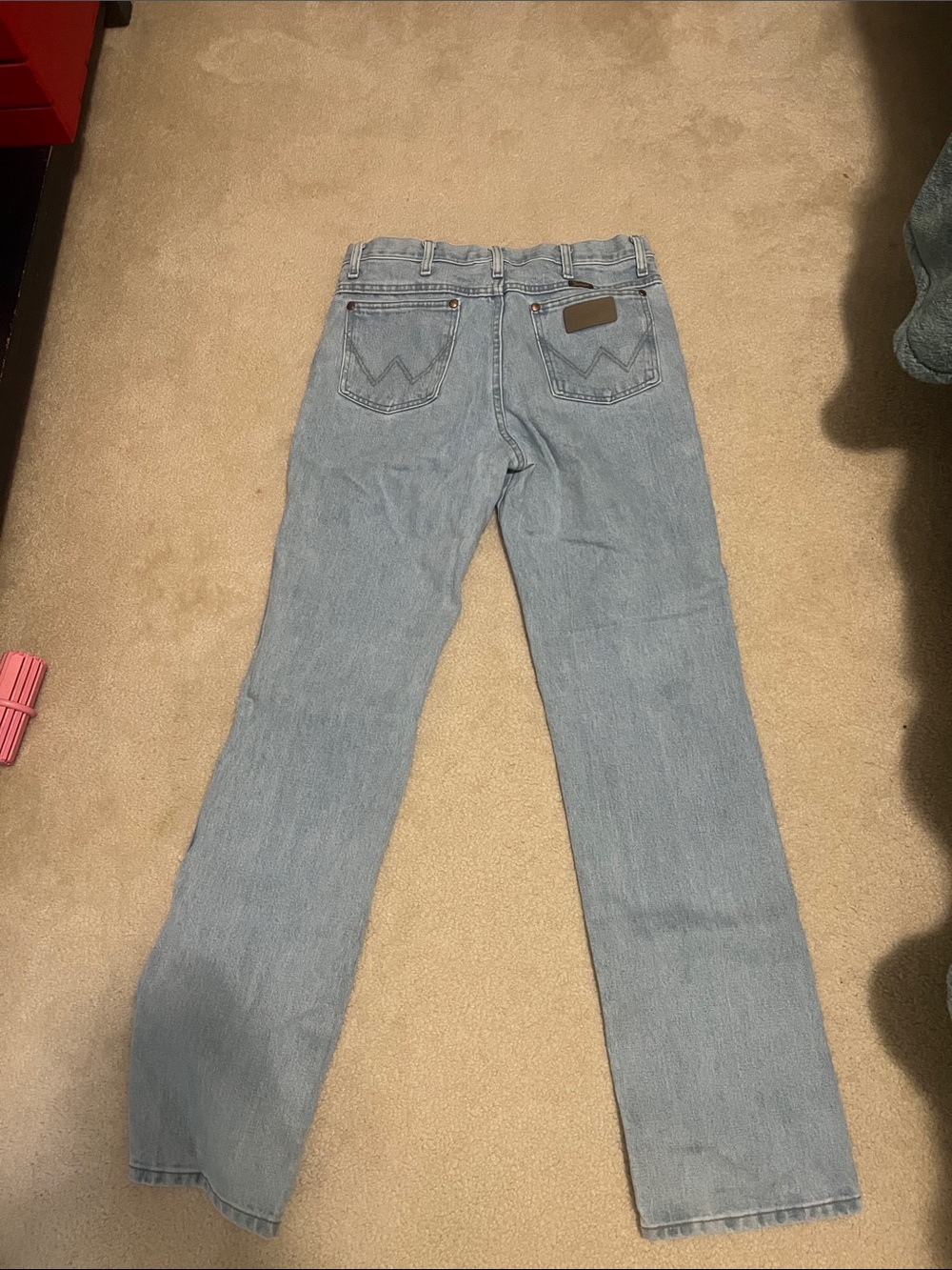 Wrangler Light Blue Men's Straight Jeans